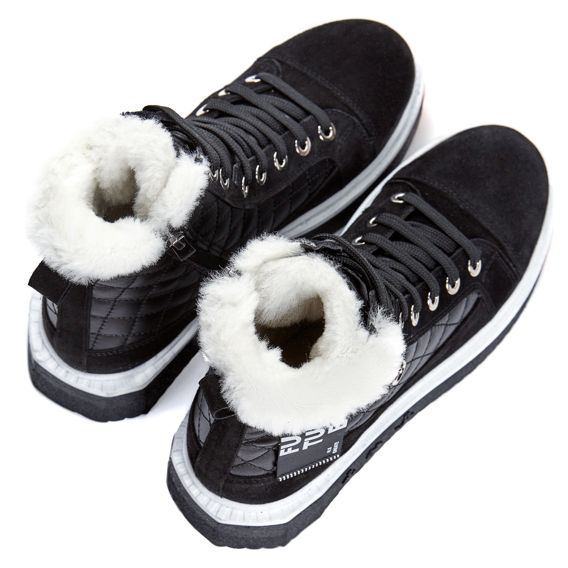 Ботинки  Evromoda 01012 Черные